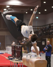 2023-12-10 Warm-up Men Jeunes Espoirs and Open Pommel horse at CGC Bettembourg 2023 (Martin Rulsch) 70