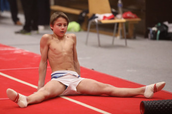 2023-12-10 Warm-up Men Jeunes Espoirs and Open Floor exercise at CGC Bettembourg 2023 (Martin Rulsch) 149