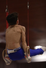 2023-12-10 Warm-up Men Poussines, Benjamines and Minimes Still rings at CGC Bettembourg 2023 (Martin Rulsch) 036