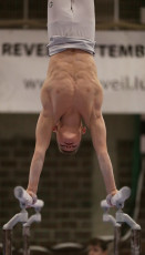 2023-12-10 Warm-up Men Poussines, Benjamines and Minimes Parallel bars at CGC Bettembourg 2023 (Martin Rulsch) 134