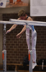 2023-12-10 Warm-up Men Poussines, Benjamines and Minimes Parallel bars at CGC Bettembourg 2023 (Martin Rulsch) 002