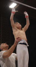 2023-12-10 Warm-up Men Poussines, Benjamines and Minimes Horizontal bar at CGC Bettembourg 2023 (Martin Rulsch) 187