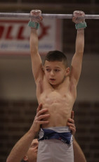 2023-12-10 Warm-up Men Poussines, Benjamines and Minimes Horizontal bar at CGC Bettembourg 2023 (Martin Rulsch) 148