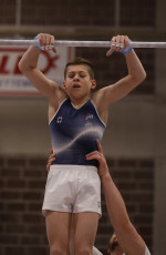 2023-12-10 Warm-up Men Poussines, Benjamines and Minimes Horizontal bar at CGC Bettembourg 2023 (Martin Rulsch) 140