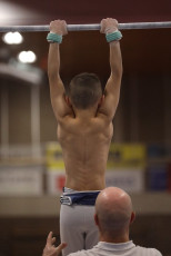 2023-12-10 Warm-up Men Poussines, Benjamines and Minimes Horizontal bar at CGC Bettembourg 2023 (Martin Rulsch) 097