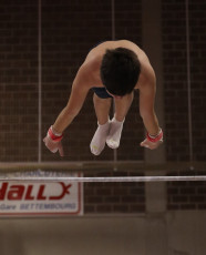 2023-12-10 Warm-up Men Poussines, Benjamines and Minimes Horizontal bar at CGC Bettembourg 2023 (Martin Rulsch) 054