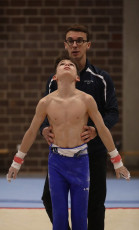2023-12-10 Warm-up Men Poussines, Benjamines and Minimes Horizontal bar at CGC Bettembourg 2023 (Martin Rulsch) 061