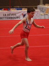 2023-12-10 Warm-up Men Poussines, Benjamines and Minimes Floor exercise at CGC Bettembourg 2023 (Martin Rulsch) 092