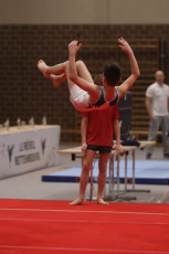 2023-12-10 Warm-up Men Poussines, Benjamines and Minimes Floor exercise at CGC Bettembourg 2023 (Martin Rulsch) 083