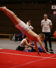 2023-12-10 Warm-up Men Poussines, Benjamines and Minimes Floor exercise at CGC Bettembourg 2023 (Martin Rulsch) 077