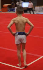 2023-12-10 Warm-up Men Poussines, Benjamines and Minimes Floor exercise at CGC Bettembourg 2023 (Martin Rulsch) 061