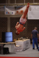 2023-12-10 Warm-up Men Poussines, Benjamines and Minimes Floor exercise at CGC Bettembourg 2023 (Martin Rulsch) 063