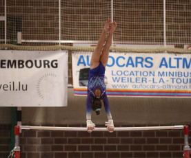 2023-12-09 Competition Women Benjamines and Jeunes Espoirs Uneven bars at CGC Bettembourg 2023 (Martin Rulsch) 060
