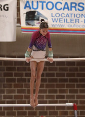 2023-12-09 Competition Women Benjamines and Jeunes Espoirs Uneven bars at CGC Bettembourg 2023 (Martin Rulsch) 047