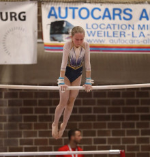 2023-12-09 Competition Women Benjamines and Jeunes Espoirs Uneven bars at CGC Bettembourg 2023 (Martin Rulsch) 039