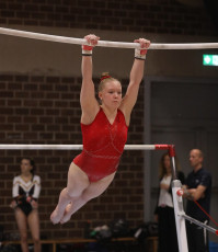 2023-12-09 Warm-up Women Poussines and Open Uneven bars at CGC Bettembourg 2023 (Martin Rulsch) 080