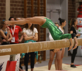 2023-12-09 Warm-up Women Poussines and Open Balance beam at CGC Bettembourg 2023 (Martin Rulsch) 331