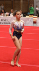 2023-12-09 Warm-up Women Benjamines and Jeunes Espoirs Balance beam Floor exercise at CGC Bettembourg 2023 (Martin Rulsch) 12