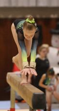 2023-12-09 Warm-up Women Benjamines and Jeunes Espoirs Balance beam Balance beam at CGC Bettembourg 2023 (Martin Rulsch) 203