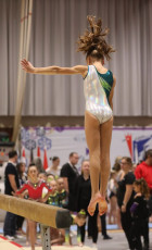 2023-12-09 Warm-up Women Benjamines and Jeunes Espoirs Balance beam Balance beam at CGC Bettembourg 2023 (Martin Rulsch) 182