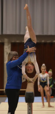 2023-12-09 Warm-up Women Benjamines and Jeunes Espoirs Balance beam Balance beam at CGC Bettembourg 2023 (Martin Rulsch) 056