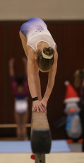 2023-12-09 Warm-up Women Benjamines and Jeunes Espoirs Balance beam Balance beam at CGC Bettembourg 2023 (Martin Rulsch) 012