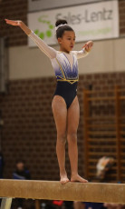 2023-12-09 Competition Women Benjamines and Jeunes Espoirs Balance beam at CGC Bettembourg 2023 (Martin Rulsch) 245
