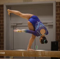 2023-12-09 Competition Women Poussines and Open Balance beam at CGC Bettembourg 2023 (Martin Rulsch) 414