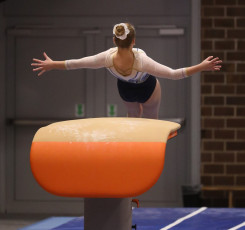 2023-12-09 Competition Women Benjamines and Jeunes Espoirs Vault at CGC Bettembourg 2023 (Martin Rulsch) 047