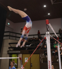 2023-12-09 Warm-up Women Poussines and Open Uneven bars at CGC Bettembourg 2023 (Martin Rulsch) 205
