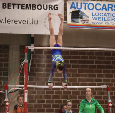 2023-12-09 Competition Women Benjamines and Jeunes Espoirs Uneven bars at CGC Bettembourg 2023 (Martin Rulsch) 067