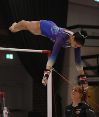 2023-12-09 Warm-up Women Poussines and Open Uneven bars at CGC Bettembourg 2023 (Martin Rulsch) 077