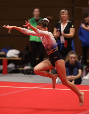 2023-12-09 Competition Women Benjamines and Jeunes Espoirs Floor exercise at CGC Bettembourg 2023 (Martin Rulsch) 561