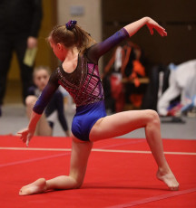 2023-12-09 Competition Women Benjamines and Jeunes Espoirs Floor exercise at CGC Bettembourg 2023 (Martin Rulsch) 375