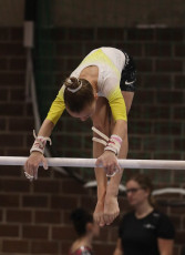 2023-12-09 Warm-up Women Benjamines and Jeunes Espoirs Balance beam Uneven bars at CGC Bettembourg 2023 (Martin Rulsch) 090