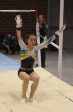 2023-12-09 Warm-up Women Benjamines and Jeunes Espoirs Balance beam Uneven bars at CGC Bettembourg 2023 (Martin Rulsch) 060