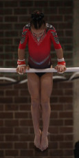 2023-12-09 Warm-up Women Benjamines and Jeunes Espoirs Balance beam Uneven bars at CGC Bettembourg 2023 (Martin Rulsch) 049