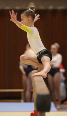 2023-12-09 Warm-up Women Benjamines and Jeunes Espoirs Balance beam Balance beam at CGC Bettembourg 2023 (Martin Rulsch) 232