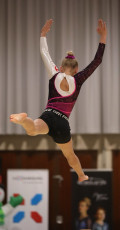 2023-12-09 Warm-up Women Benjamines and Jeunes Espoirs Balance beam Balance beam at CGC Bettembourg 2023 (Martin Rulsch) 194