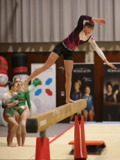 2023-12-09 Warm-up Women Benjamines and Jeunes Espoirs Balance beam Balance beam at CGC Bettembourg 2023 (Martin Rulsch) 191