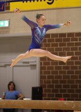 2023-12-09 Competition Women Benjamines and Jeunes Espoirs Balance beam at CGC Bettembourg 2023 (Martin Rulsch) 431