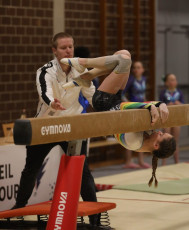 2023-12-09 Warm-up Women Benjamines and Jeunes Espoirs Balance beam Balance beam at CGC Bettembourg 2023 (Martin Rulsch) 115