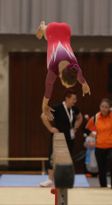 2023-12-09 Warm-up Women Benjamines and Jeunes Espoirs Balance beam Balance beam at CGC Bettembourg 2023 (Martin Rulsch) 091