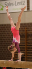 2023-12-09 Competition Women Benjamines and Jeunes Espoirs Balance beam at CGC Bettembourg 2023 (Martin Rulsch) 325