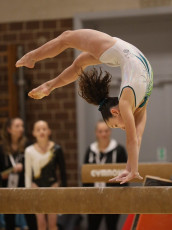 2023-12-09 Competition Women Benjamines and Jeunes Espoirs Balance beam at CGC Bettembourg 2023 (Martin Rulsch) 022