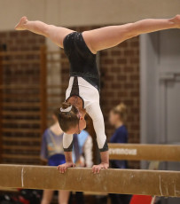 2023-12-09 Competition Women Poussines and Open Balance beam at CGC Bettembourg 2023 (Martin Rulsch) 172