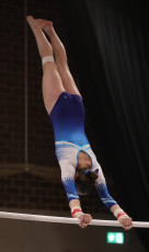 2023-12-09 Warm-up Women Poussines and Open Uneven bars at CGC Bettembourg 2023 (Martin Rulsch) 193