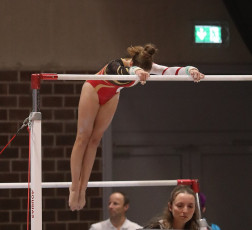 2023-12-09 Competition Women Benjamines and Jeunes Espoirs Uneven bars at CGC Bettembourg 2023 (Martin Rulsch) 108