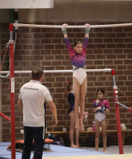 2023-12-09 Competition Women Benjamines and Jeunes Espoirs Uneven bars at CGC Bettembourg 2023 (Martin Rulsch) 045