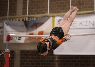 2023-12-09 Warm-up Women Poussines and Open Uneven bars at CGC Bettembourg 2023 (Martin Rulsch) 109